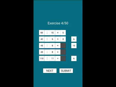 Math Operation Test