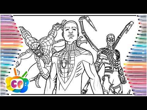 Spider-man coloring pages/Spider-man 3 versions/Elektronomia x Lunaar xDonna Tella - Champions [NCS]