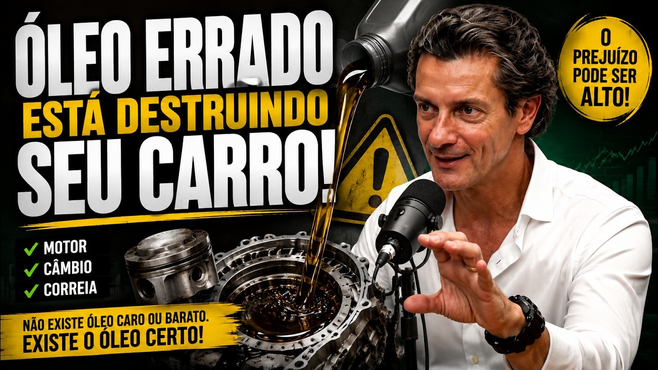 O ÓLEO ERRADO ESTÁ DESTRUINDO SEU CARRO — E VOCÊ NEM PERCEBE!