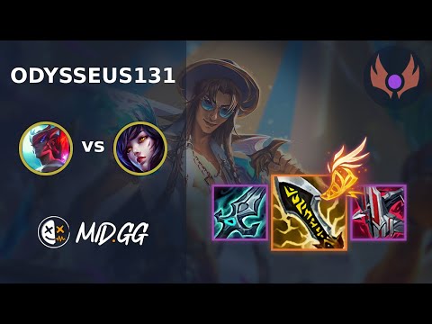 MID.GG: [ Odysseus131 ] Yone MID vs Ahri | EUW MASTER | LOL Season 2025