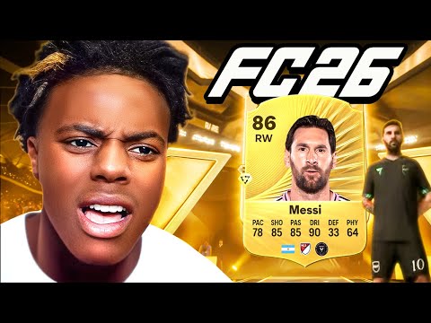 iShowSpeed Packs Lionel Messi In FIFA 26..