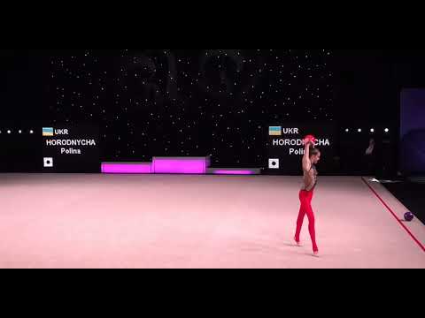 Polina Horodnycha Ball Final 29,200 - Grand-Prix "Miss Valentine 2023"