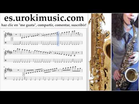 Tutorial de Saxofon (alto) Charlie Puth & Selena Gomez - We Don't Talk Anymore Clases Notas Parte#1