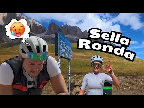 The most beautiful road bike tour in the Alps? 🚴‍♀️ 4 Dolomites passes in one day ⛰️