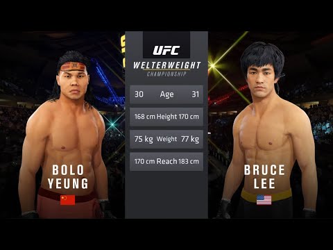 Bolo Yeung vs. Bruce Lee - EA Sports UFC 4 - Epic Fight 🔥🐲