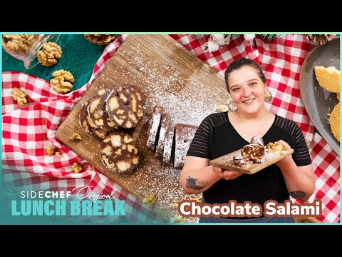 Chocolate Salami Recipe | How To Make A Delicious Holiday Dessert