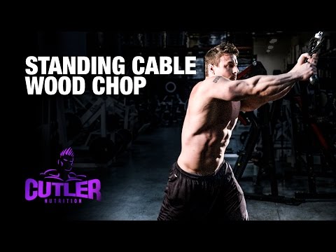 Standing Cable Woodchop - Cutler Nutrition