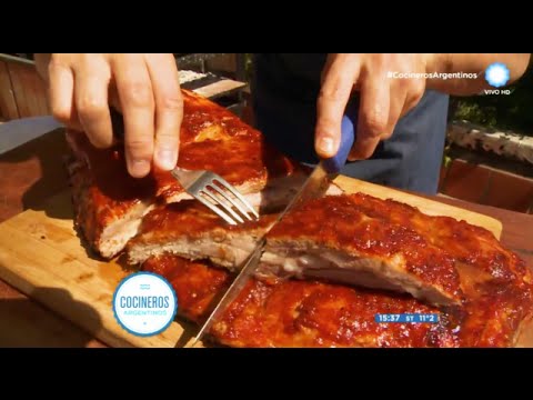 Todo a la parrilla, pechito con manta a la barbacoa casera