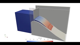 Weir with moving gate - Moving mesh and Cyclic AMI
