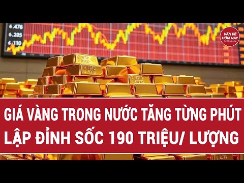 Giá vàng lập kỷ lục toàn cầu, giá vàng trong nước cao chưa từng có | Vấn đề hôm nay