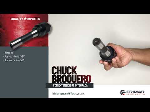 Chuck broquero R8 - Frimar Herramientas