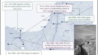 The War of Attrition between Egypt &amp; Israel (1968-1970)