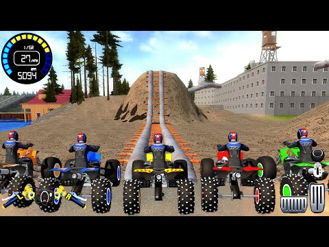Impossible Dirt Quad Bikes Racing Game #2 - Extreme Motocross ATV Bike Stunts - Android IOS Gameplay