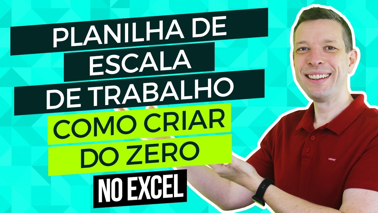 Planilha de escala de trabalho em Excel