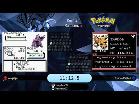 Pokemon Crystal Randomizer Key Item Rando Tournament - wingidge vs. overlordzetta1