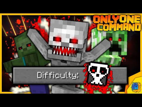 IJAMinecraft - Minecraft: New Difficulty HELL in only one command! (1.8)