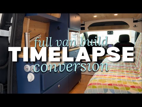 Time Lapse Transformation | Ford Transit Connect Camper Van Build
