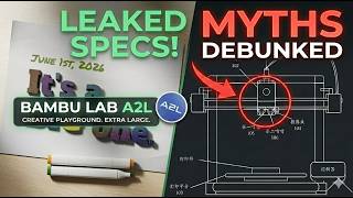 Bambu A2L Leaked Specs and Myths Debunked!