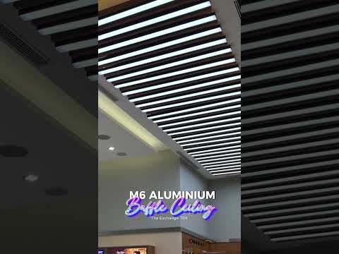 M6 ALUMINIUM BAFFLE CEILING @ TRX