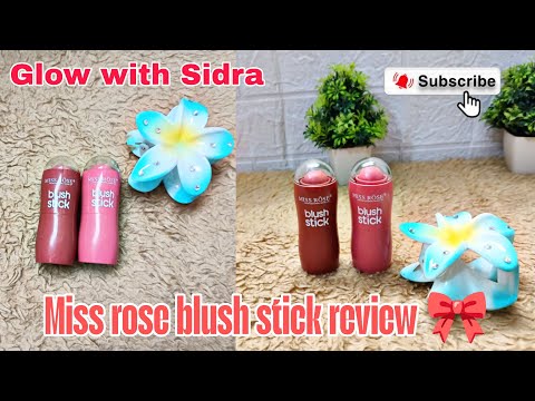 Miss rose blush stick review |affordable blush stick