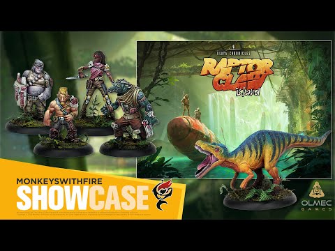 SHOWCASE | ULAYA CHRONICLES: RAPTOR CLAW ISLAND - OLMEC GAMES | UNBOXING