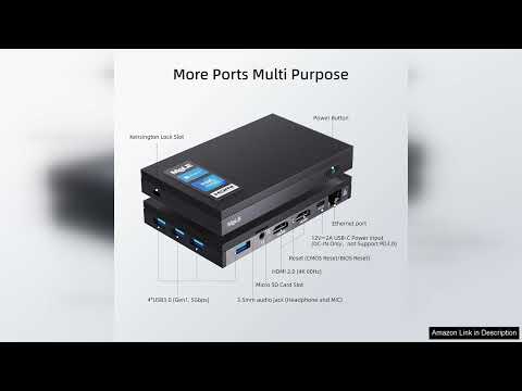 MeLE Fanless Mini PC Quieter2Q Celeron J4125 Micro Computer 8GB 256GB Small Review