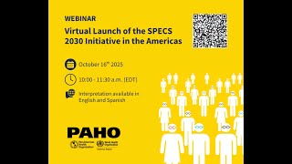 Virtual Launch of the SPECS 2030 Initiative in the Americas
