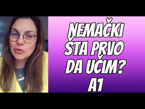 NEMAČKI A1 NIVO- ŠTA DA UČITE - KAKO DA ODVOJITE BITNO OD NEBITNOG I BRŽE NAPREDUJETE