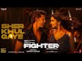 FIGHTER Sher Khul Gaye Song HrithikInstallRoshan Deepika Padukone Vishal Sheykhar B Music