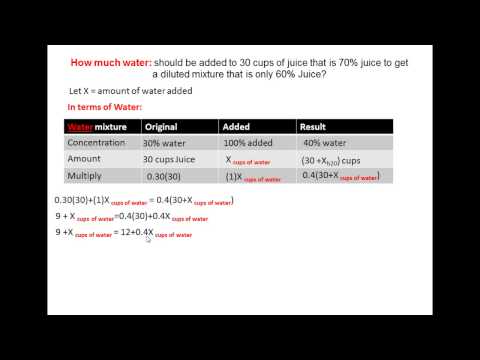 Mixture Problem -Silver Alloy