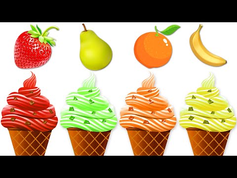 Learn Sizes with Colorful Ice Creams and Doughnuts | Best Learning Videos for Toddlers | @kidscamp