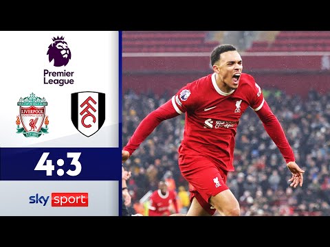 Video Thumbnail: Torspektakel in Anfield! | FC Liverpool - FC Fulham | Highlights - Premier League 2023/24