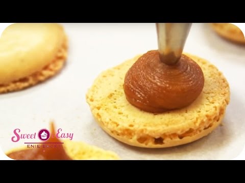 Karamell-Macarons mit Fleur de Sel | Sweet & Easy - Enie backt
