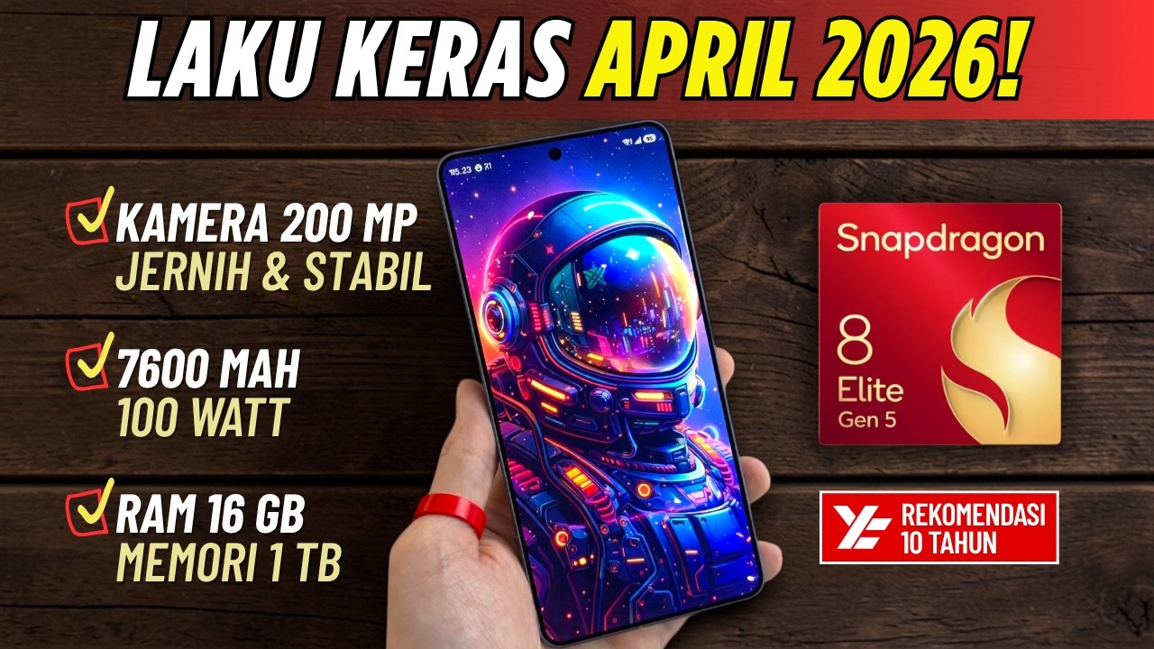 Kenapa Semua Orang Beli Ini⁉️ 5 HP PALING LAKU KERAS APRIL 2026