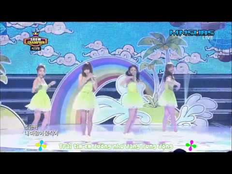 [Vietsub] 130508 Show Champion - Only U + YooHoo @ SECRET Comeback Stage