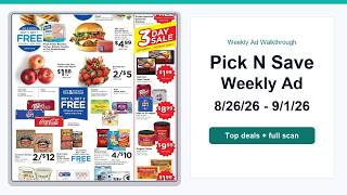 Pick N Save Weekly Ad (8/26/26 - 9/1/26) Top 10 Deals
