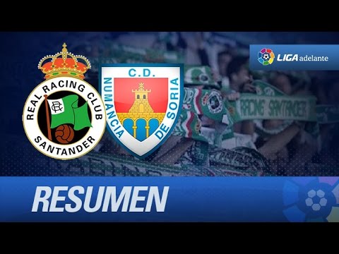 Resumen de Racing de Santander (1-1) CD Numancia - HD