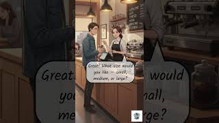 Ordering Coffee in English | Easy Café Conversation for Beginners ☕🥐 #englishforbeginners