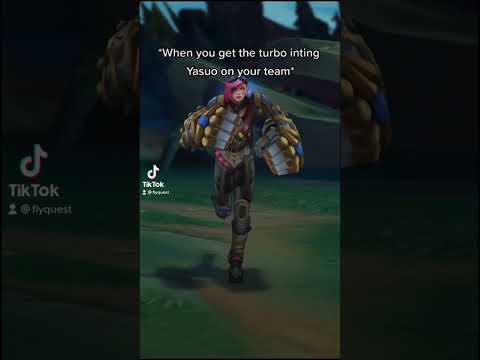 When your Yasuo takes turbo inting too literally.  #leagueoflegends #leaguememes -#flyquest  #gaming
