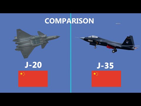 Comparison between Chinese J-20 and J35 Fighter Jet