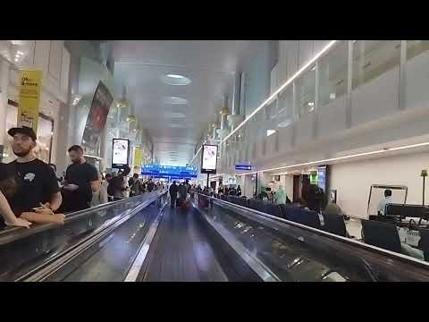 Vista do Aeroporto Internacional de Dubai