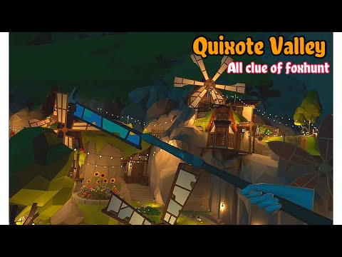 Walkabout mini golf - Quixote Valley All clue of foxhunt 漫步閑遊迷你高爾夫-吉訶德河谷球桿線索 （oculus quest 2)