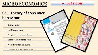 MICROECONOMICS||THEORY OF CONSUMER BEHAVIOUR (PART 2)||ORDINAL UTILITY ANALYSIS