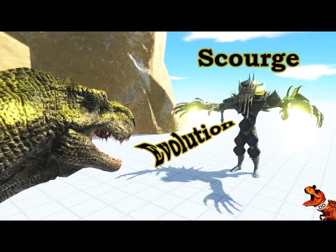Scourge of Evolution vs mammals and dinosaurs championship ARBS - Animal Revolt Battle Simulator