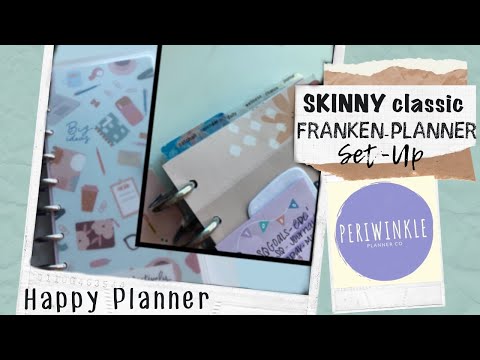 ALL ABOUT THE FRANKEN-PLANNER | plus July planner set up | SKINNY CLASSIC Happy Planner
