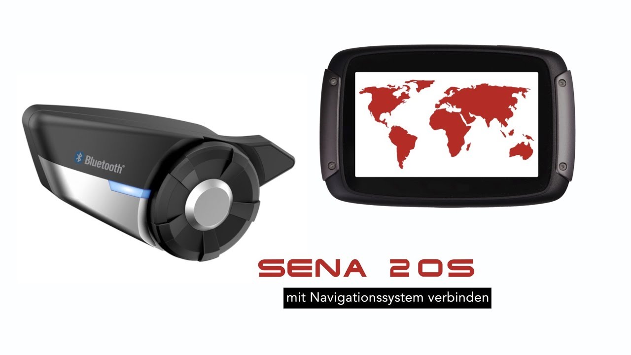 Wie verbinde ich mein Navigationssystem mit dem Sena 20S / 20S-EVO?