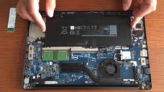 Dell Latitude 7480 ssd harddisk and battery  removing