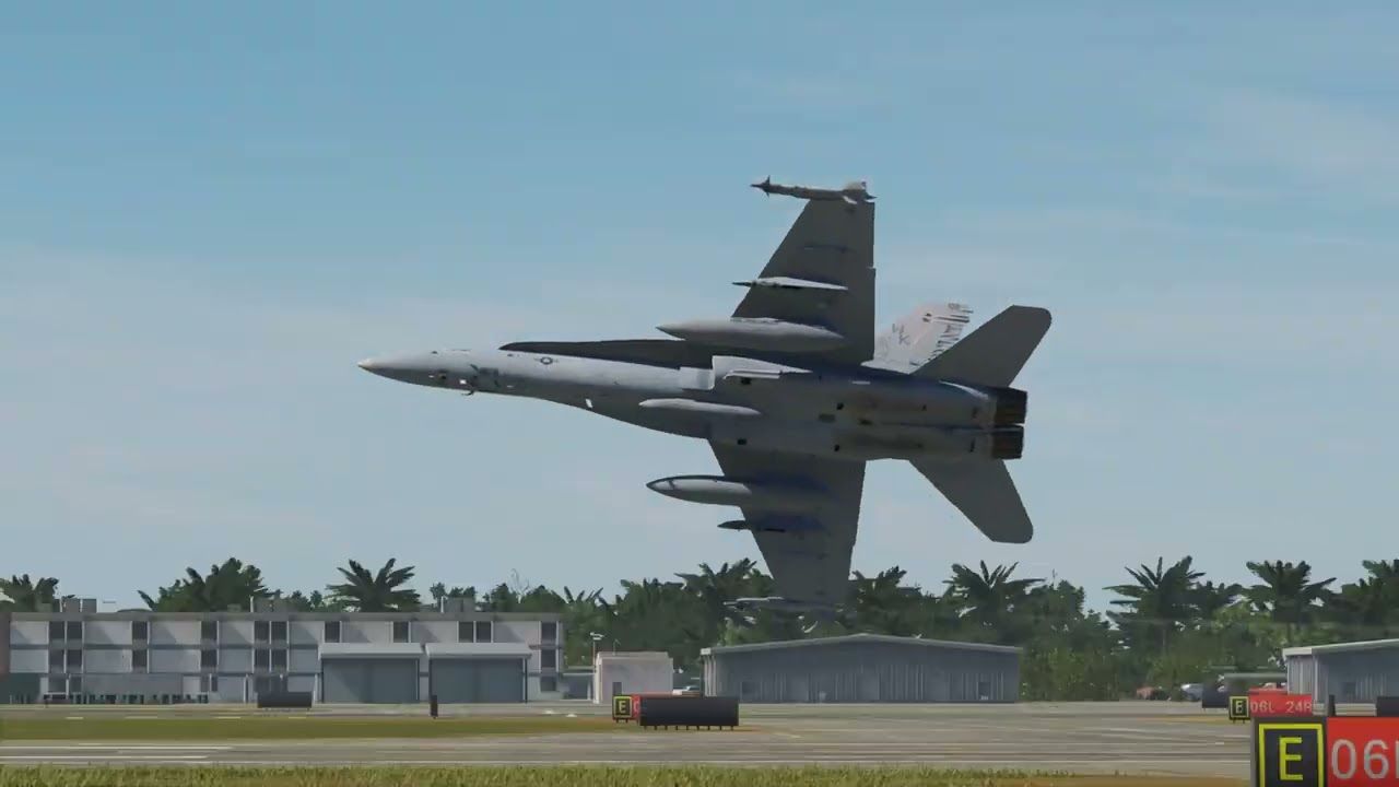 DCS WORLD F-18 DEMO FLIGHT TRAINING AT PGUM(26/10/24)