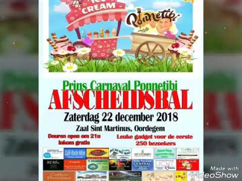 Promoclip afscheidsbal prins carnaval 2018 lede ponnetibi - polonaise