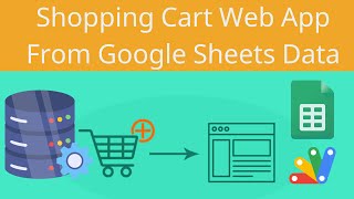 R4 | Shopping cart Web App from Google Sheets | html form to Google Sheet